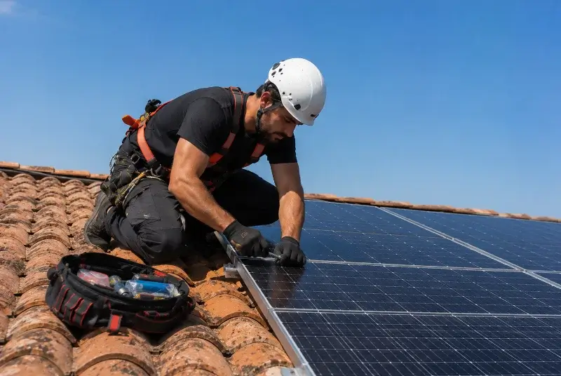 Maintenance et monitoring de panneaux solaires à Reichstett