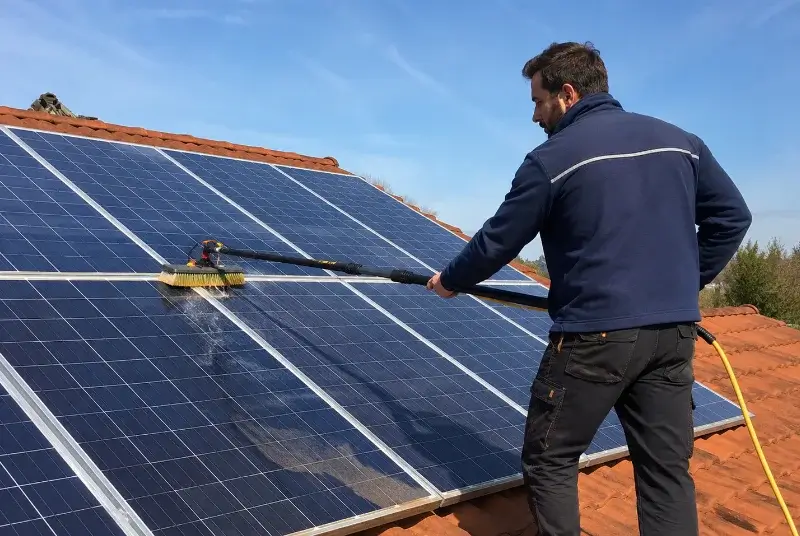 Nettoyage et entretien de panneaux solaires à Reichstett
